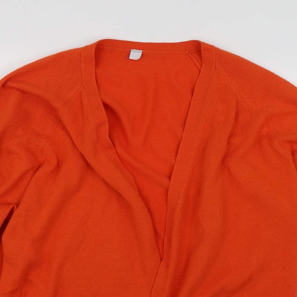 note Womens Orange   Cardigan Jumper Size 22