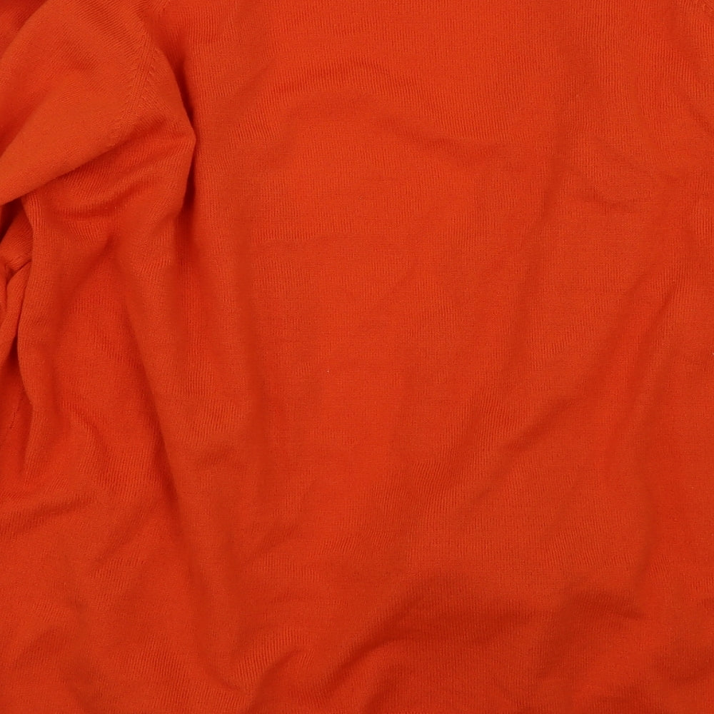note Womens Orange   Cardigan Jumper Size 22