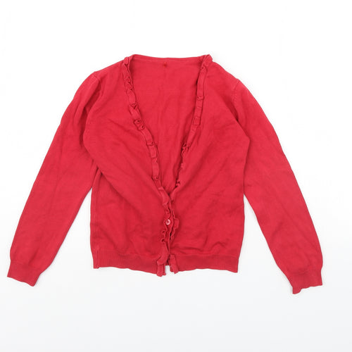 George Girls Red   Cape Jumper Size 8 Years
