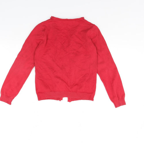 George Girls Red   Cape Jumper Size 8 Years