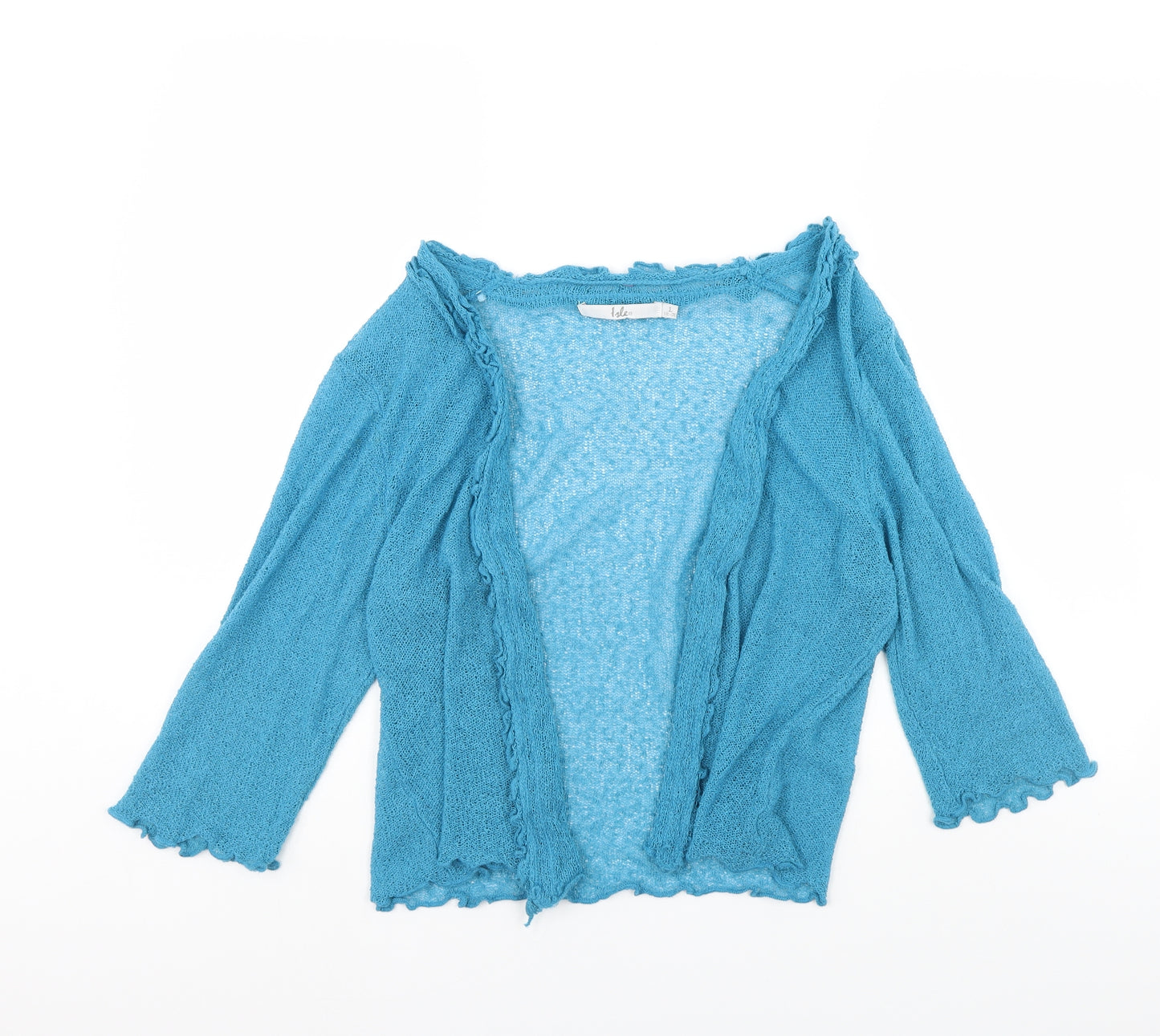 ISLE Womens Blue   Cardigan Jumper Size L