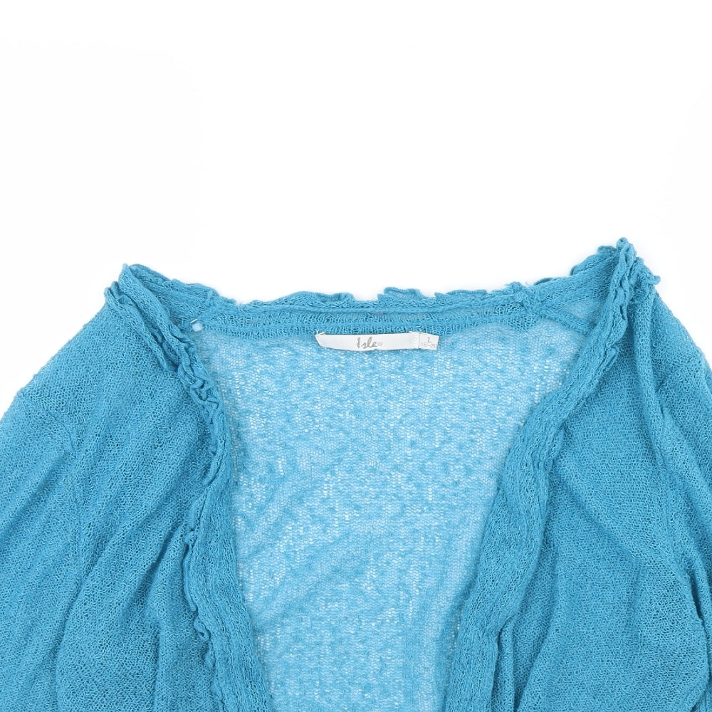 ISLE Womens Blue   Cardigan Jumper Size L