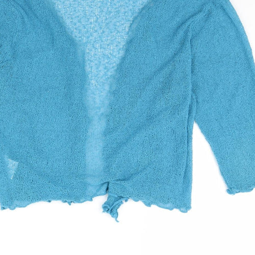 ISLE Womens Blue   Cardigan Jumper Size L