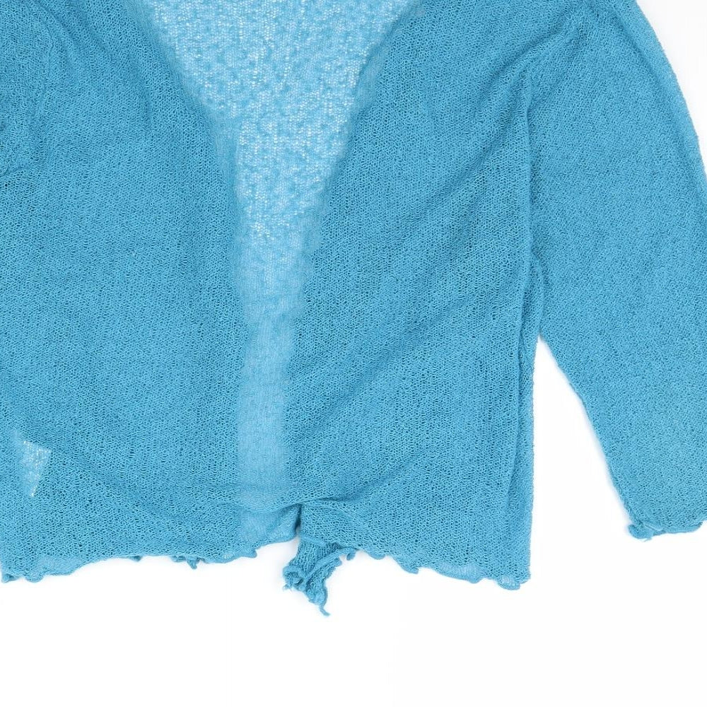 ISLE Womens Blue   Cardigan Jumper Size L