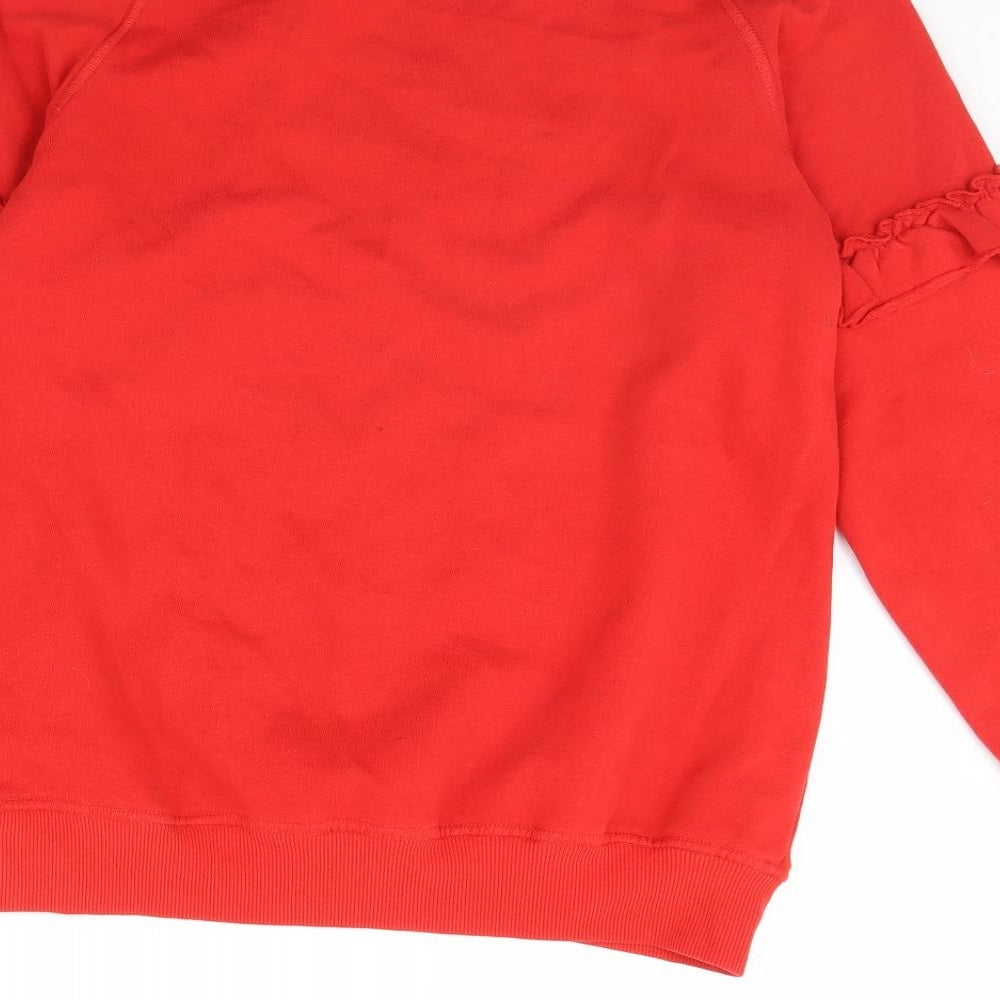 NEXT Girls Red   Pullover Jumper Size 13 Years