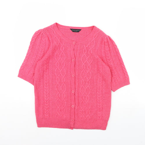 Dorothy Perkins Womens Pink   Cape Jumper Size 12