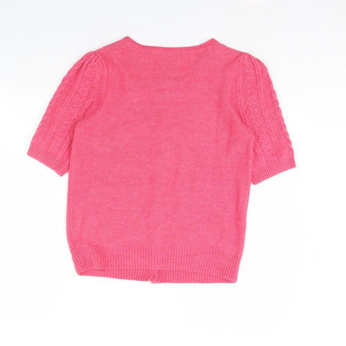 Dorothy Perkins Womens Pink   Cape Jumper Size 12