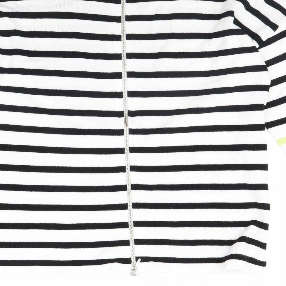 Atmosphere Womens Black Striped  Pullover Jumper Size M
