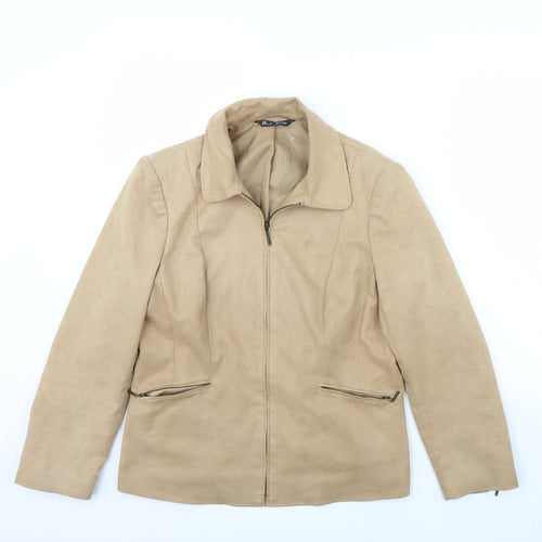 BHS Womens Beige   Jacket Coat Size 14