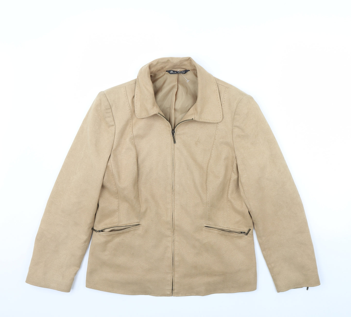 BHS Womens Beige   Jacket Coat Size 14