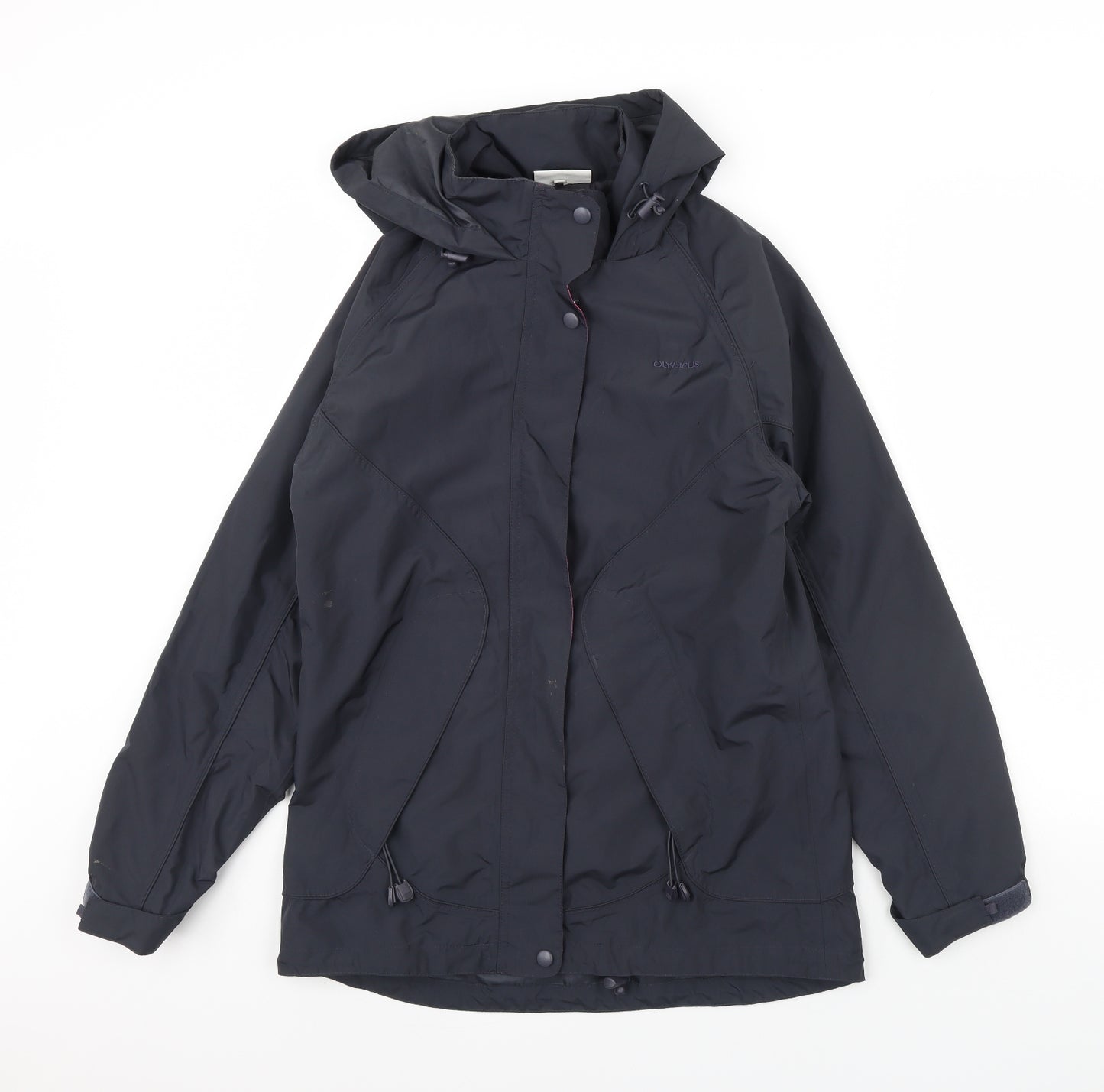Olympus Womens Grey   Rain Coat Coat Size 8
