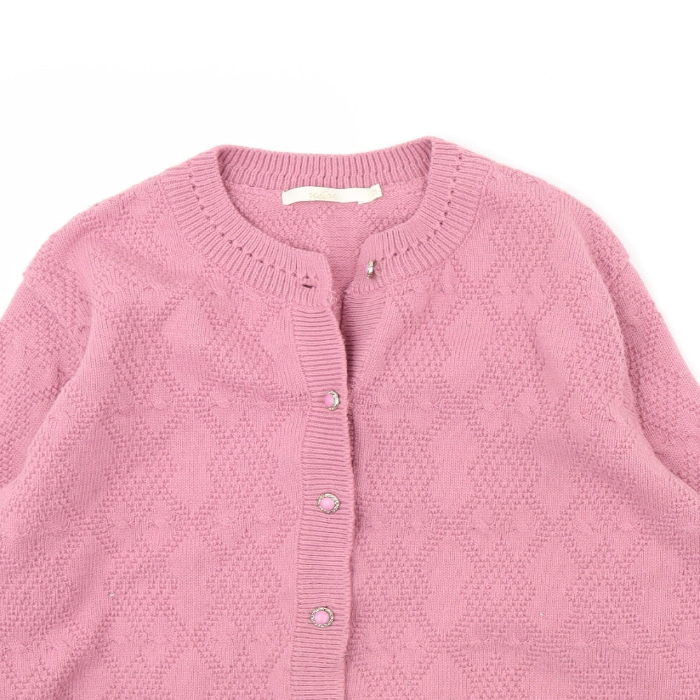 Vida Vi Womens Pink   Cardigan Jumper Size 22