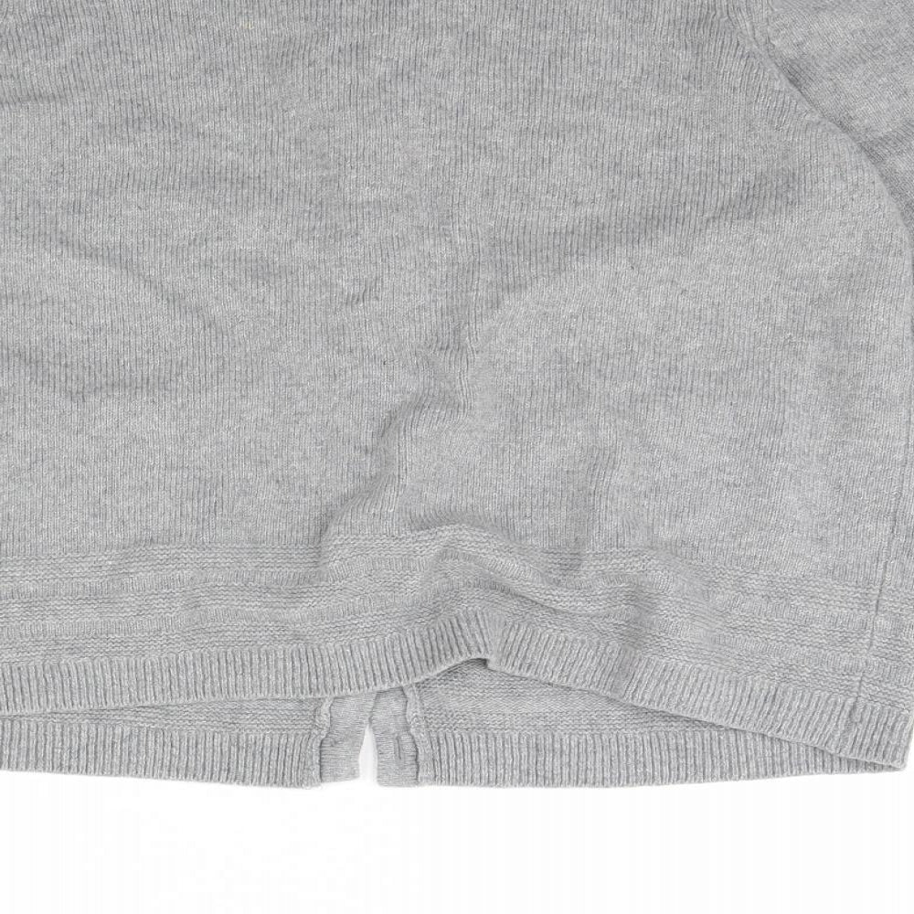 M&S Womens Grey   Cardigan Jumper Size 16