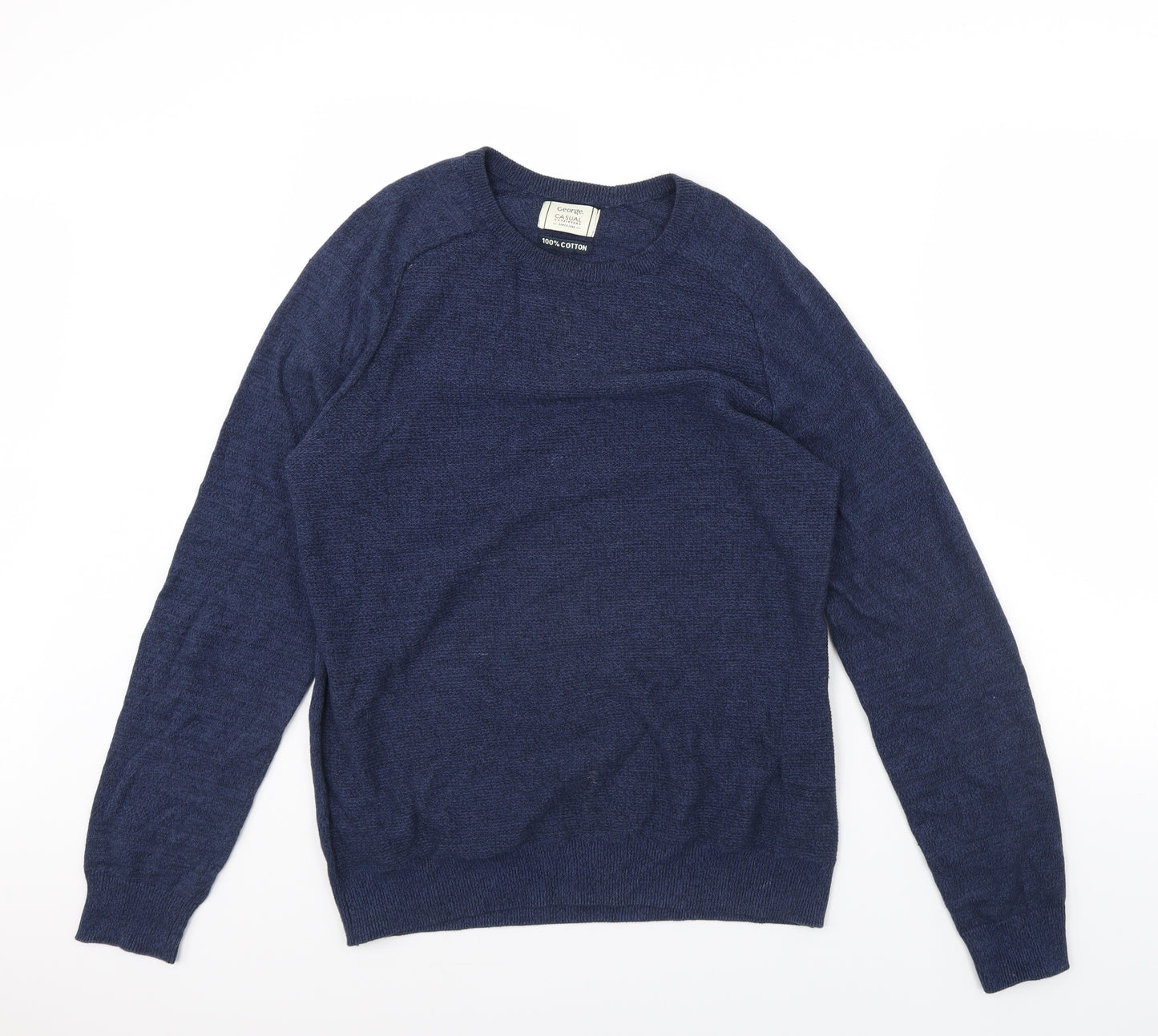 George Mens Blue   Pullover Jumper Size M