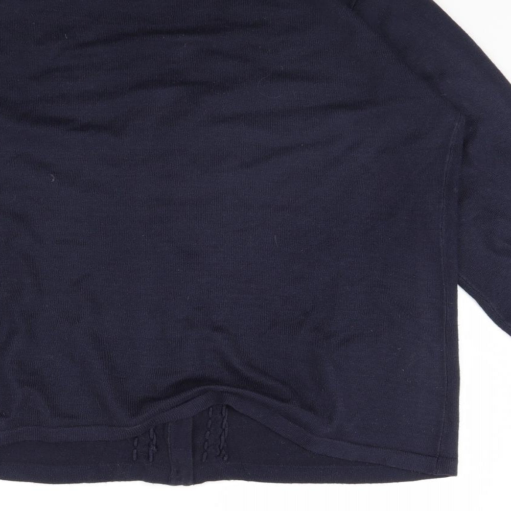 Honour Millburn Womens Blue   Cardigan Jumper Size L