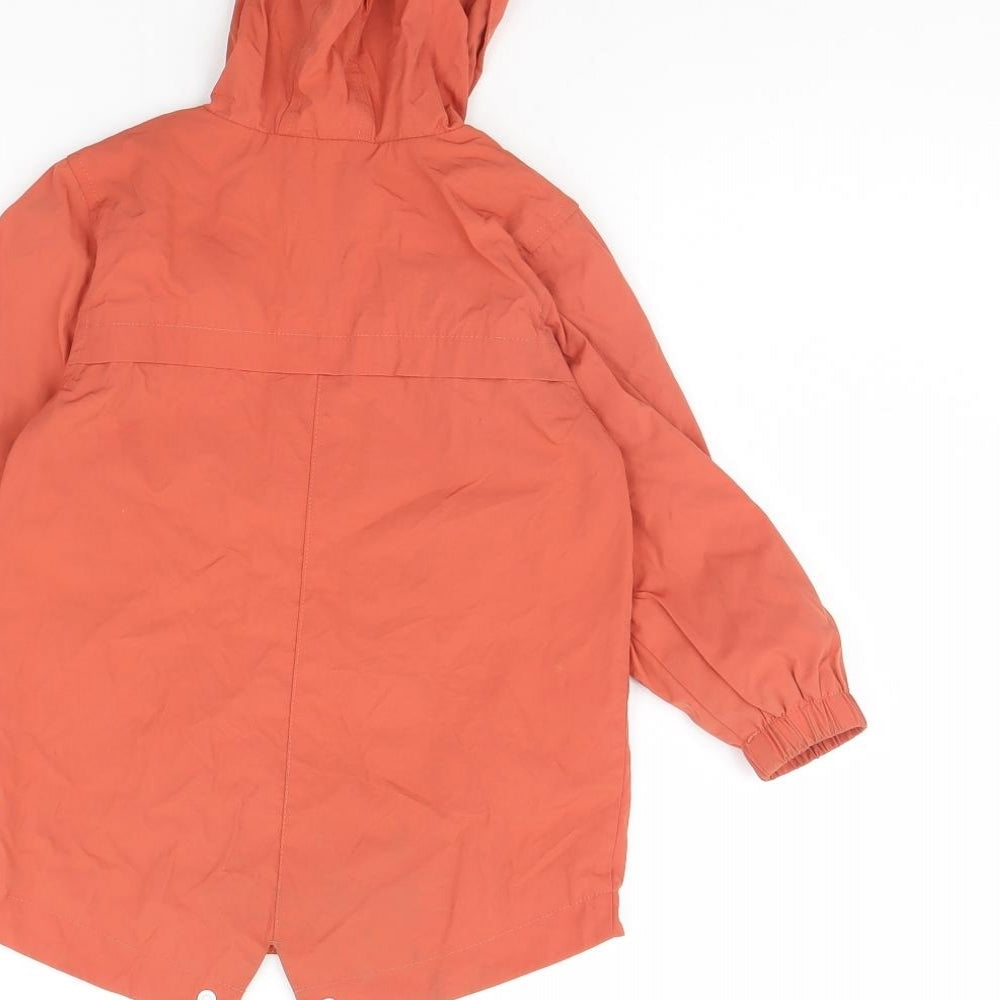 m&s Boys Orange   Rain Coat Coat Size 18 Months