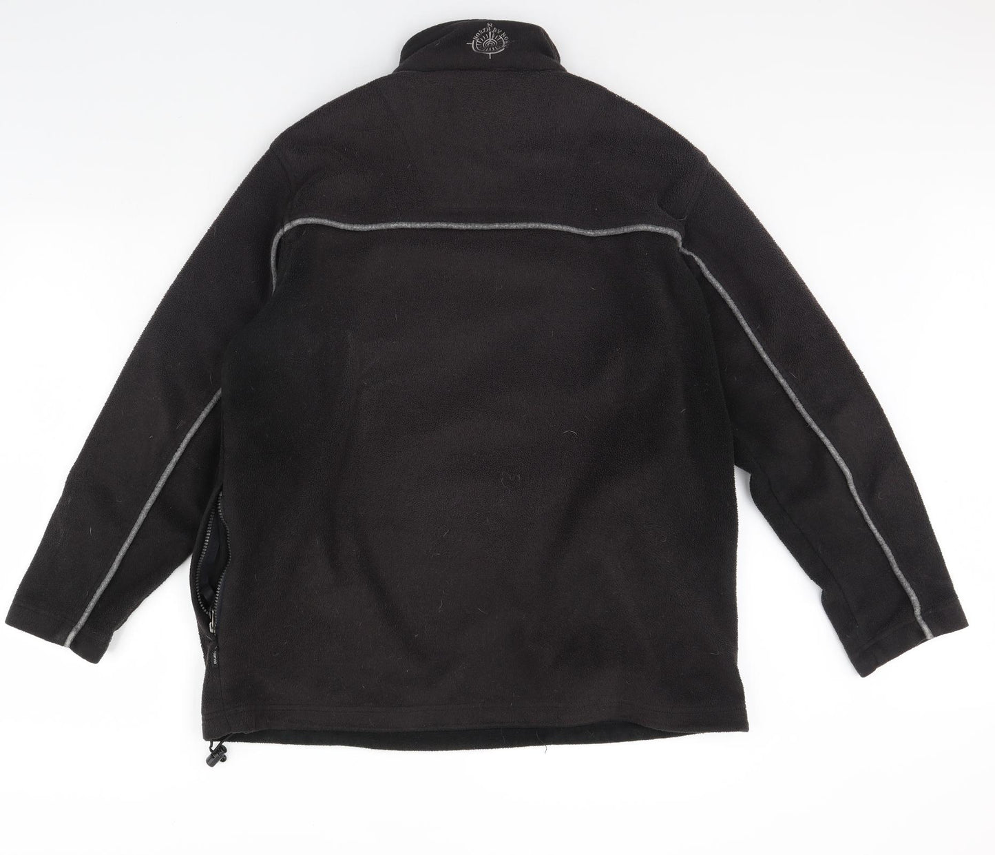 North By North Mens Black   Henley Jumper Size L