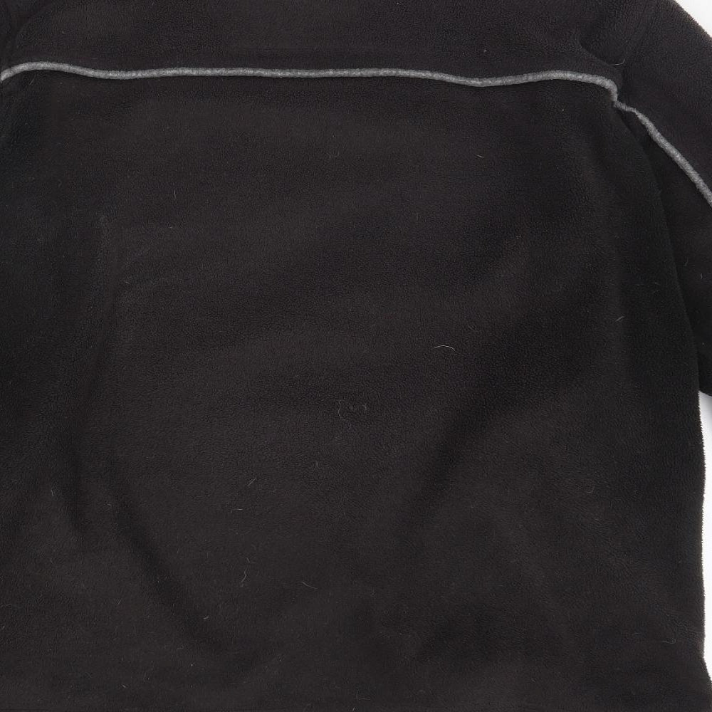 North By North Mens Black   Henley Jumper Size L