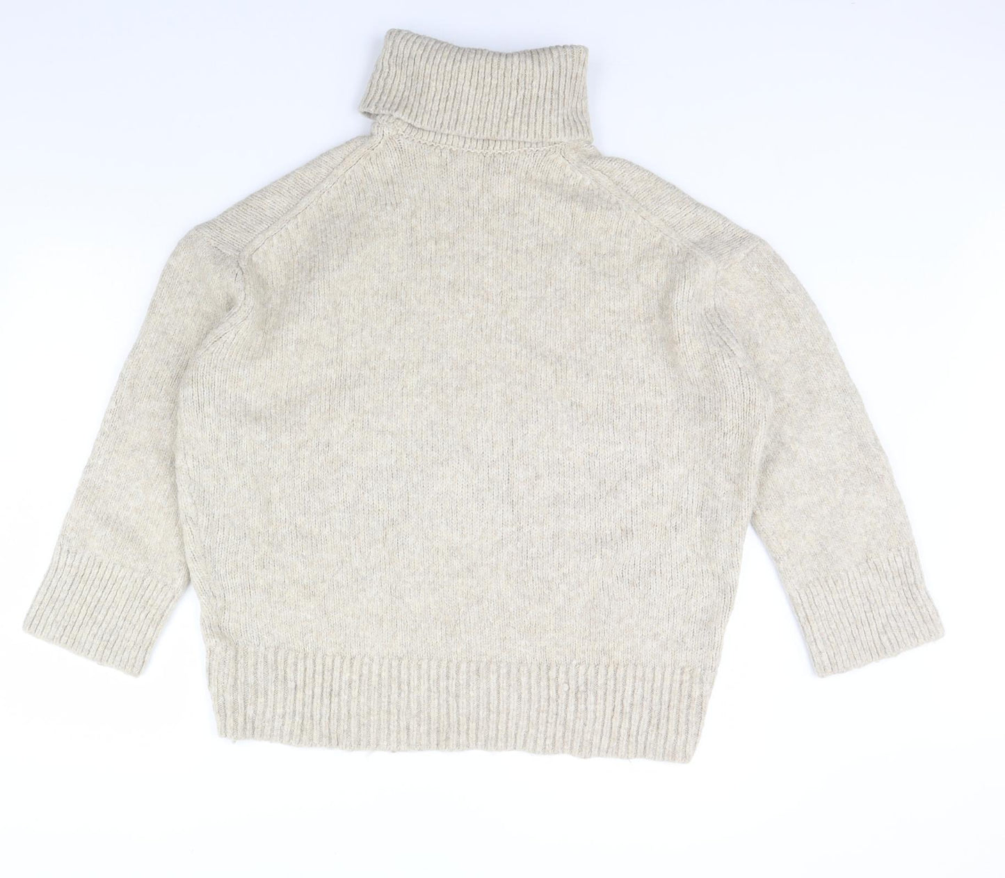 H&M Womens Beige   Pullover Jumper Size M