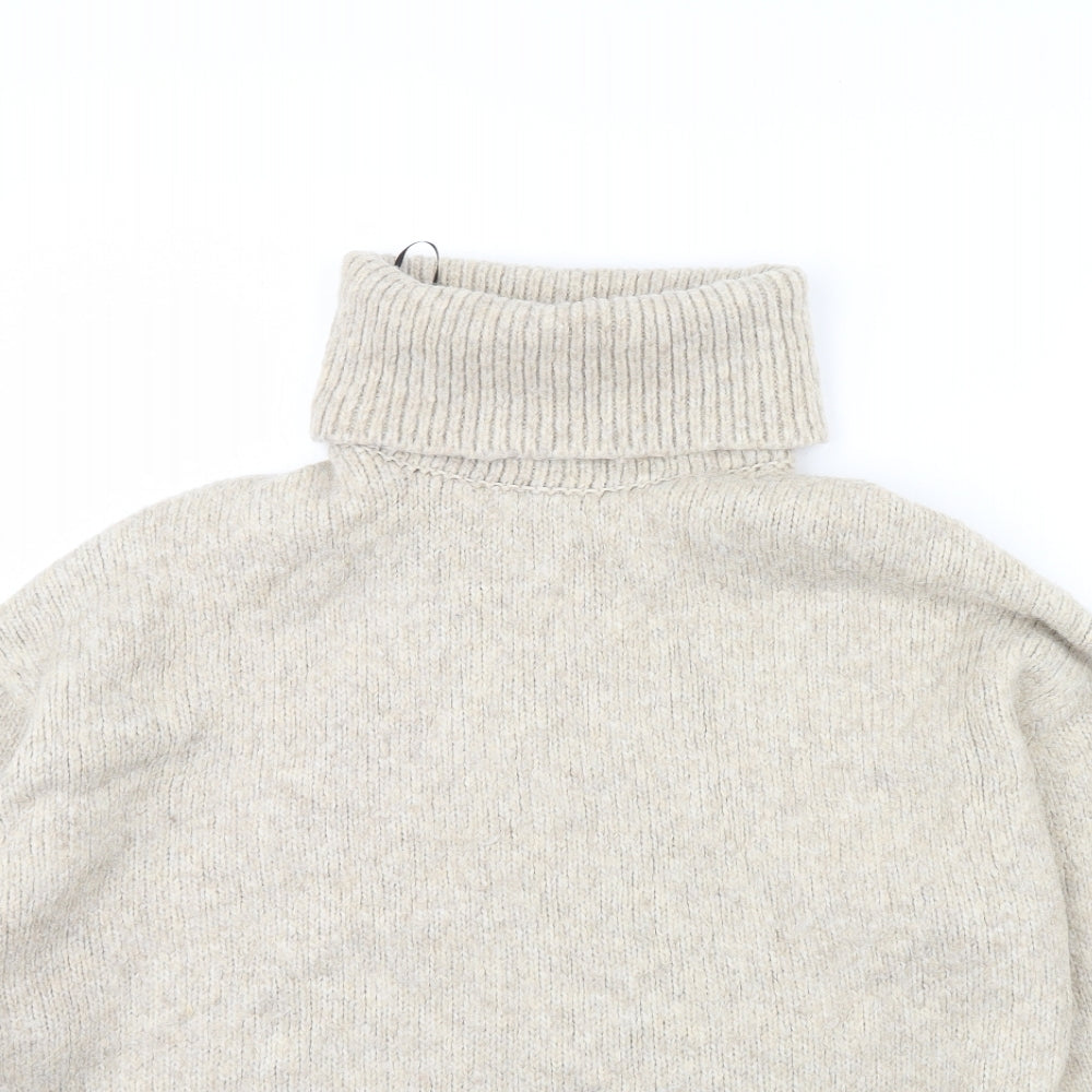 H&M Womens Beige   Pullover Jumper Size M