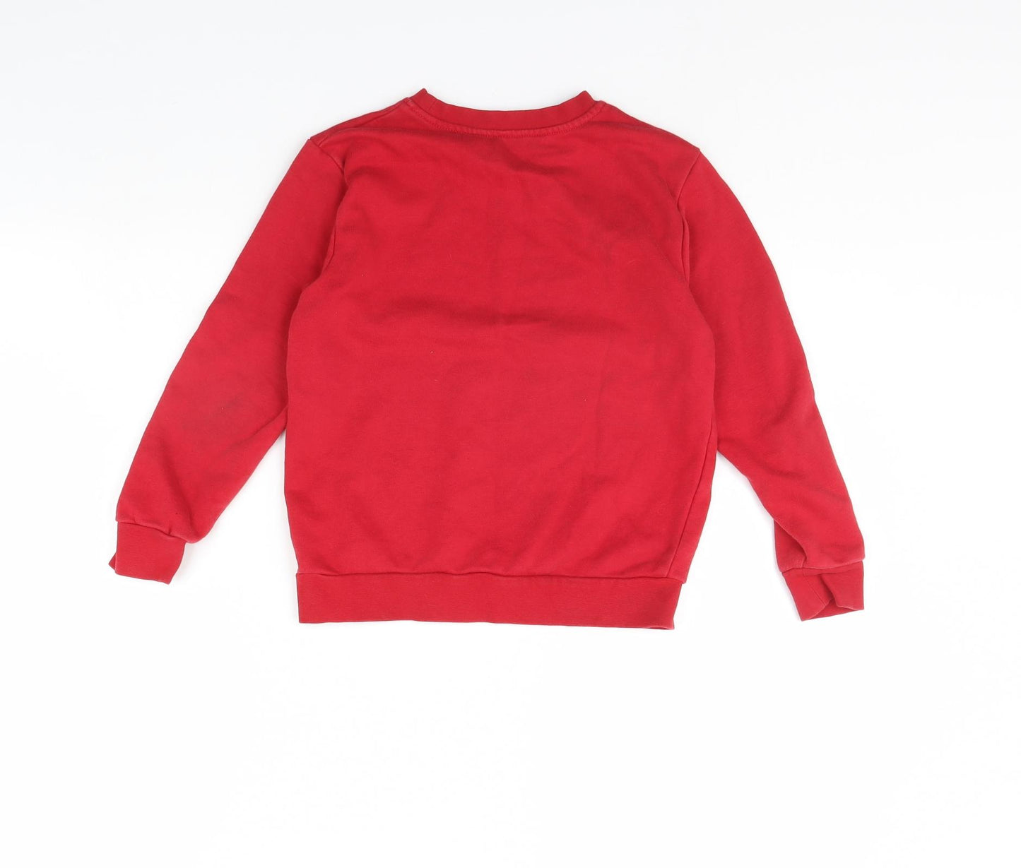 George Girls Red   Pullover Jumper Size 7 Years