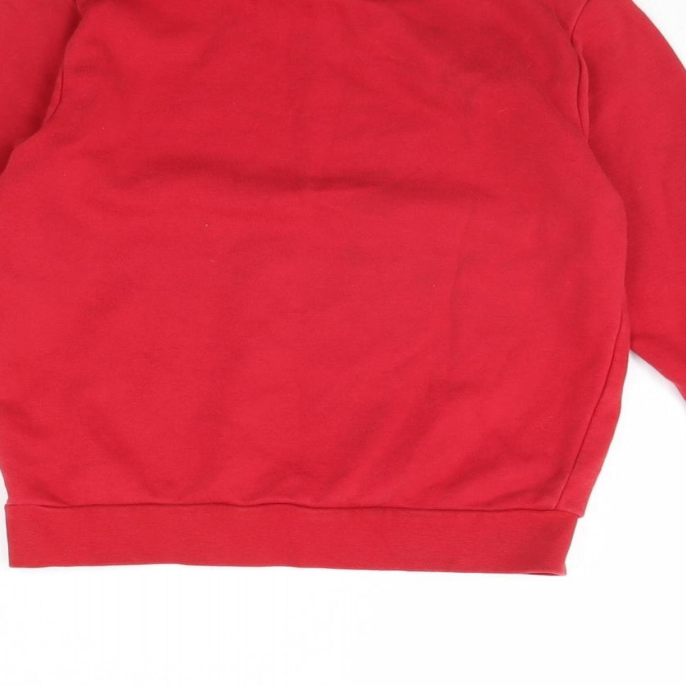 George Girls Red   Pullover Jumper Size 7 Years