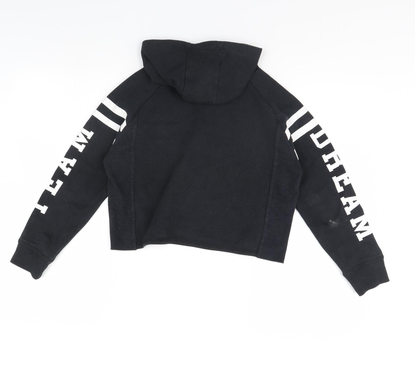 Dunnes Stores Girls Black   Pullover Hoodie Size 10 Years