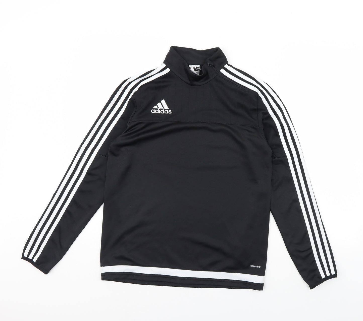 adidas Boys Black   Pullover Jumper Size 13 Years
