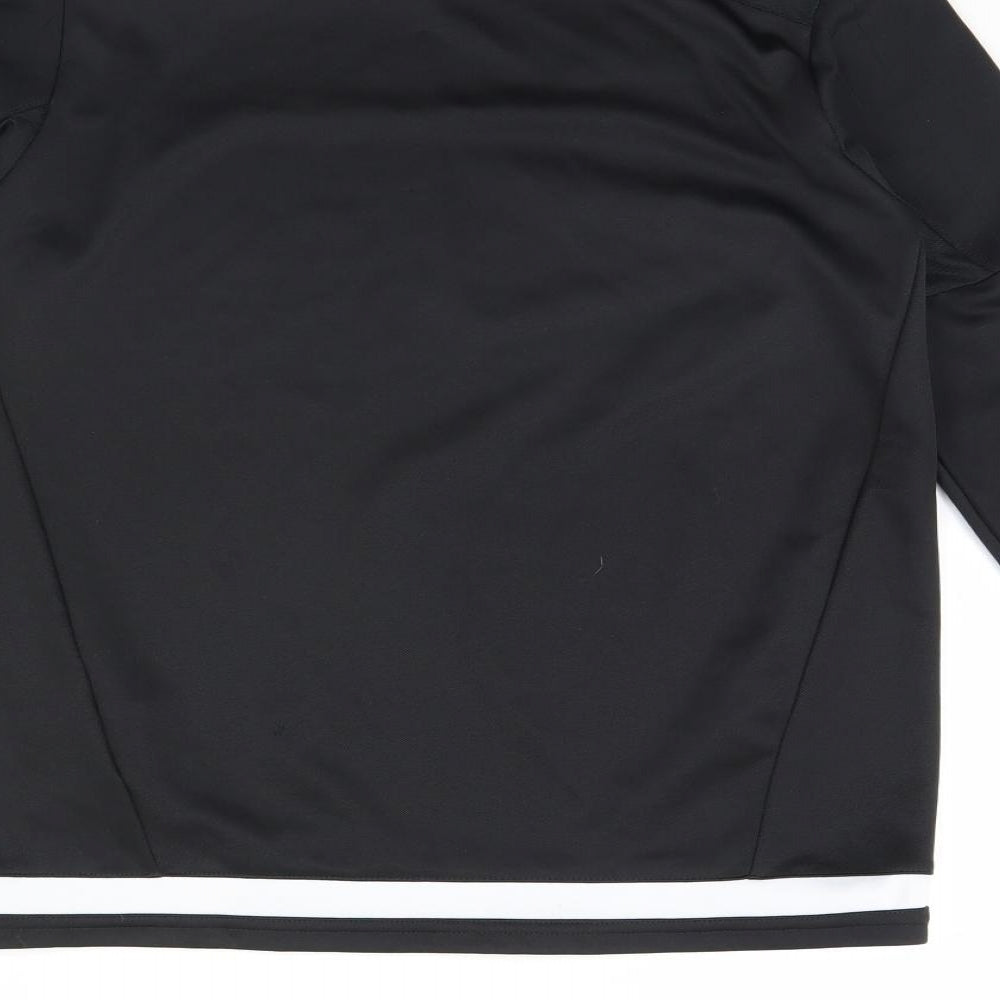 adidas Boys Black   Pullover Jumper Size 13 Years