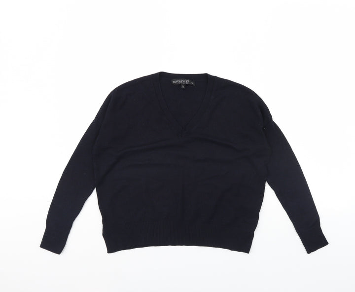 Topshop Womens Blue Pullover Jumper Size 6