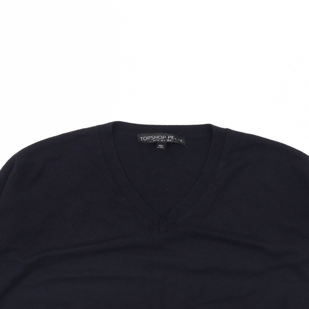 Topshop Womens Blue   Pullover Jumper Size 6