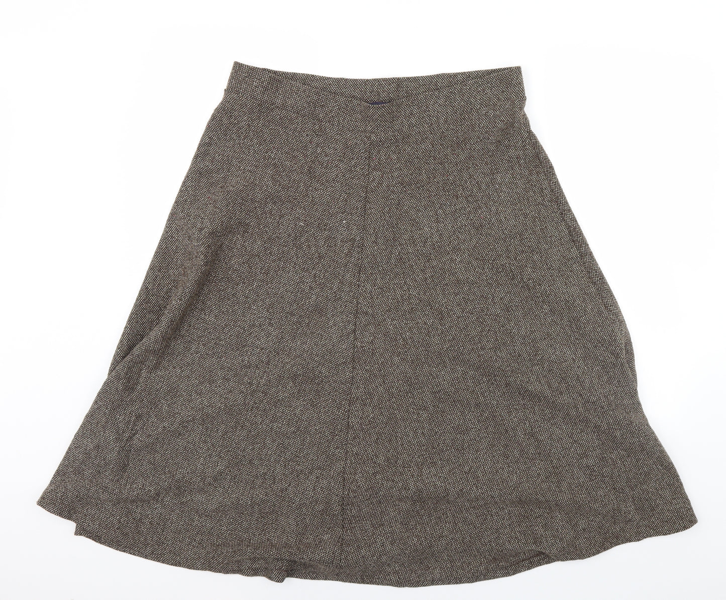 m&s Womens Brown   Flare Skirt Size 16