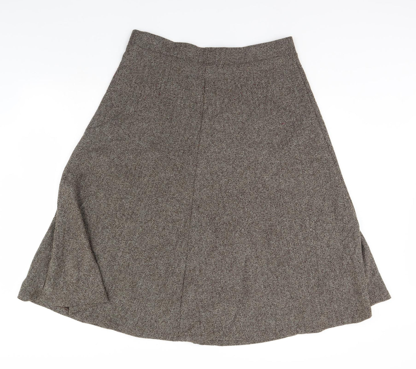 m&s Womens Brown   Flare Skirt Size 16