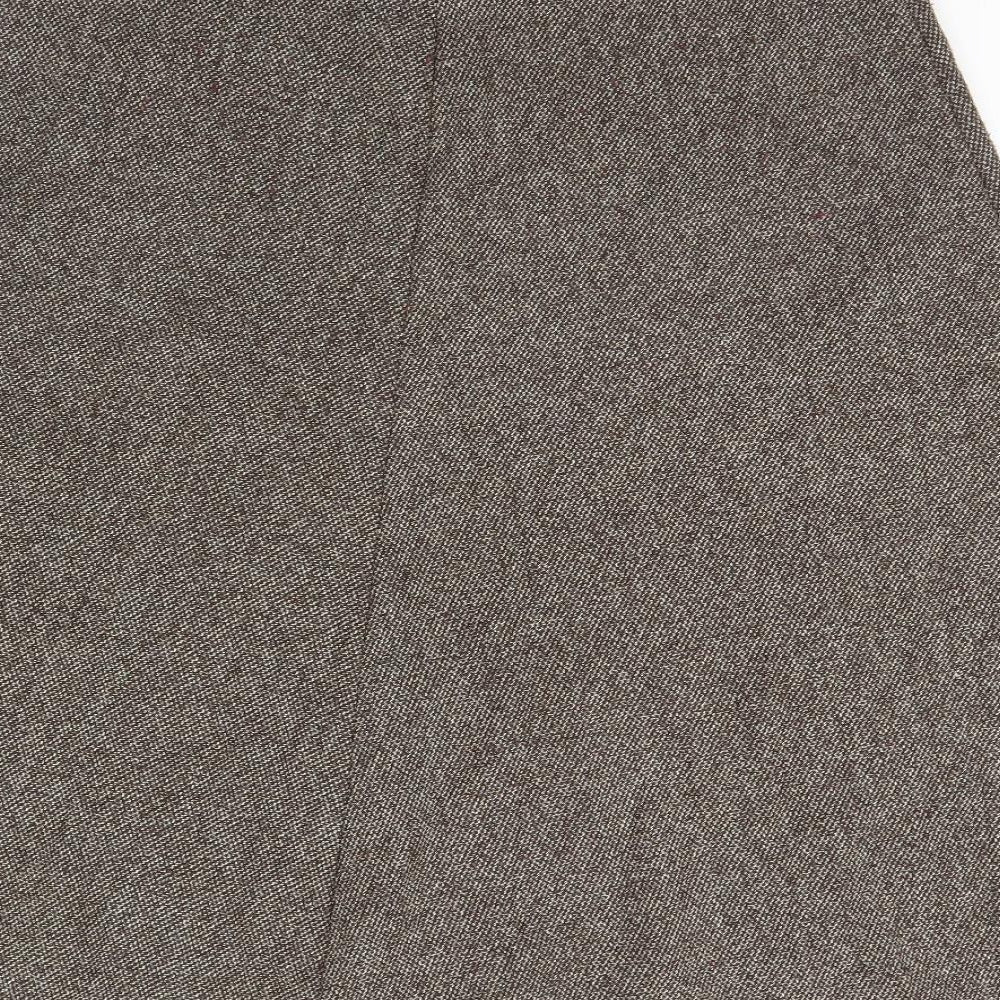 m&s Womens Brown   Flare Skirt Size 16