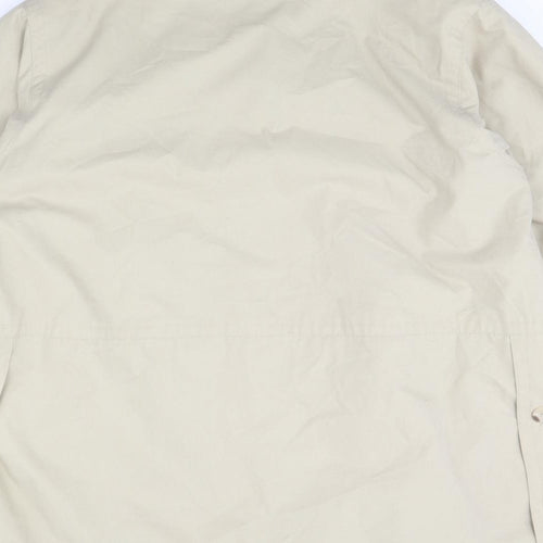 Preworn Womens Beige   Overcoat Coat Size M