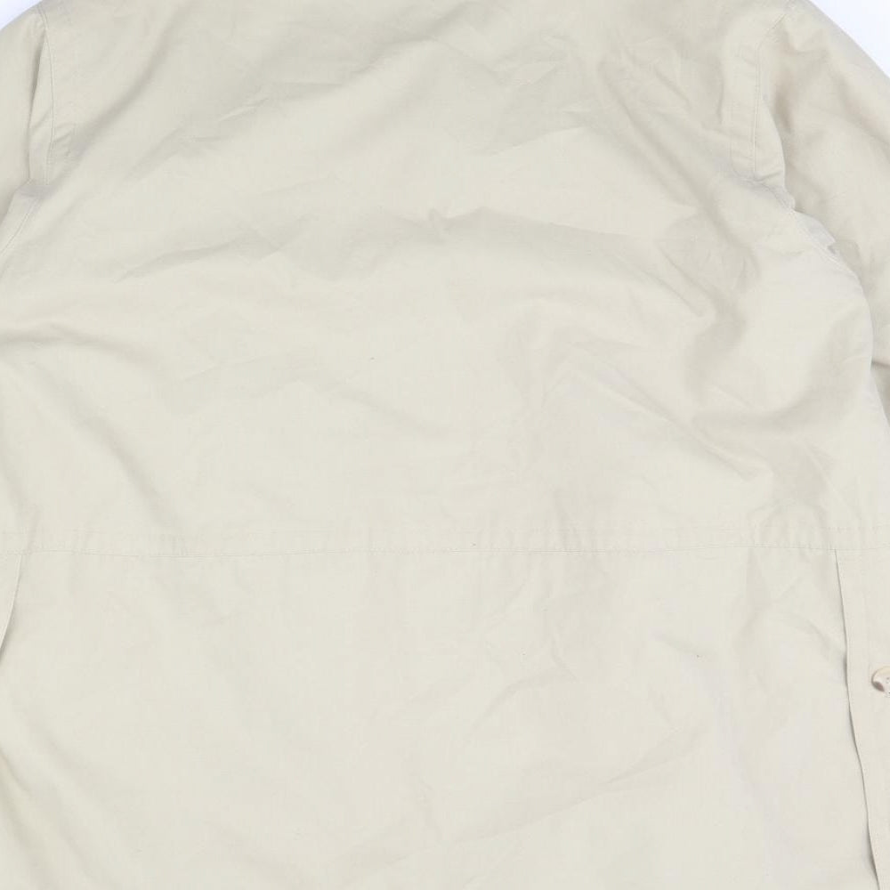 Preworn Womens Beige   Overcoat Coat Size M