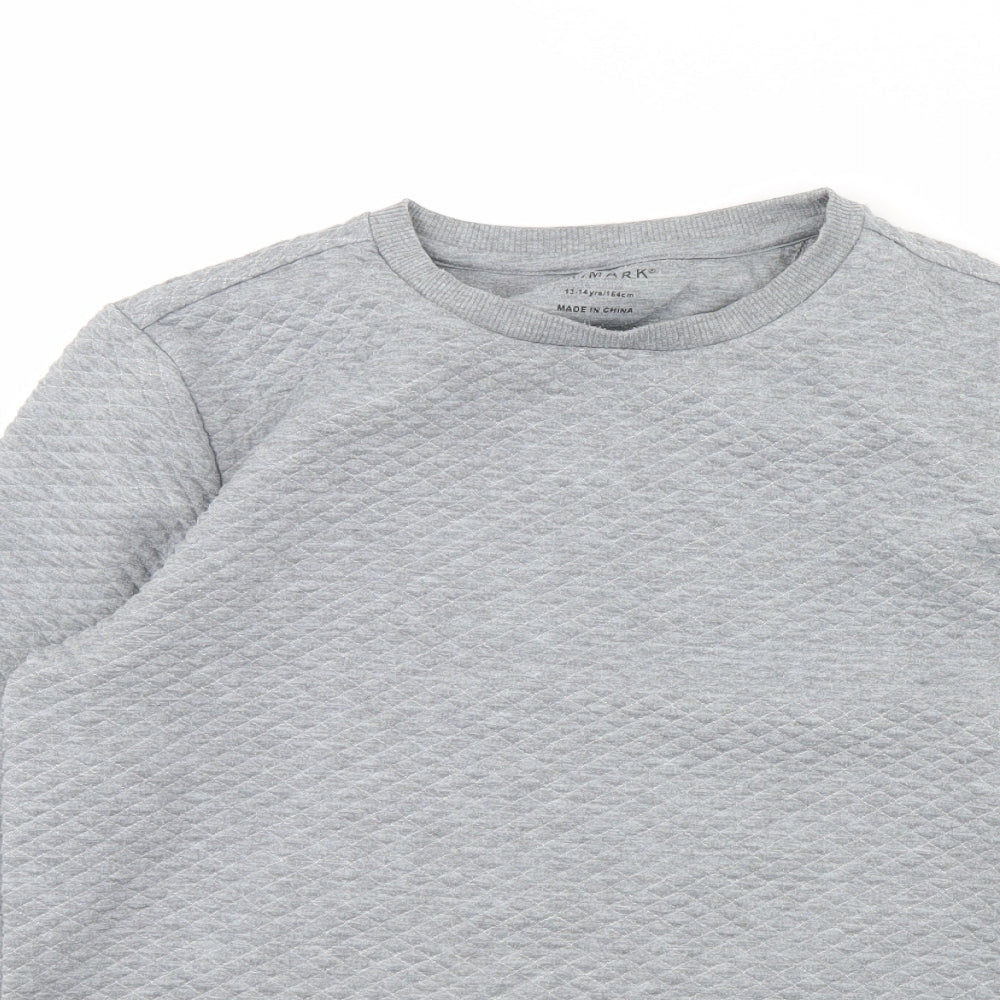 Primark Boys Grey   Pullover Jumper Size 13 Years