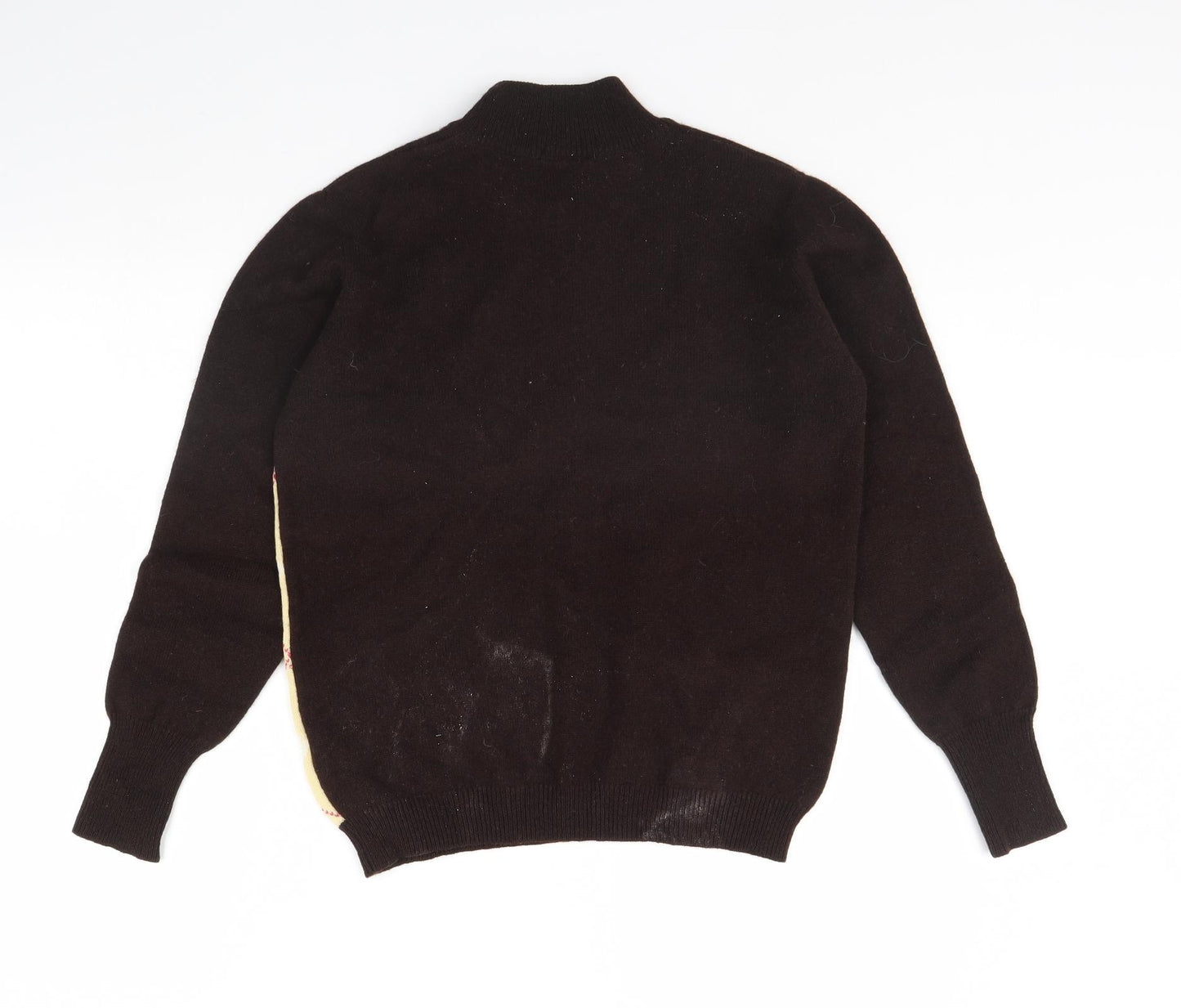 Green Lamb Womens Brown   Henley Jumper Size 12