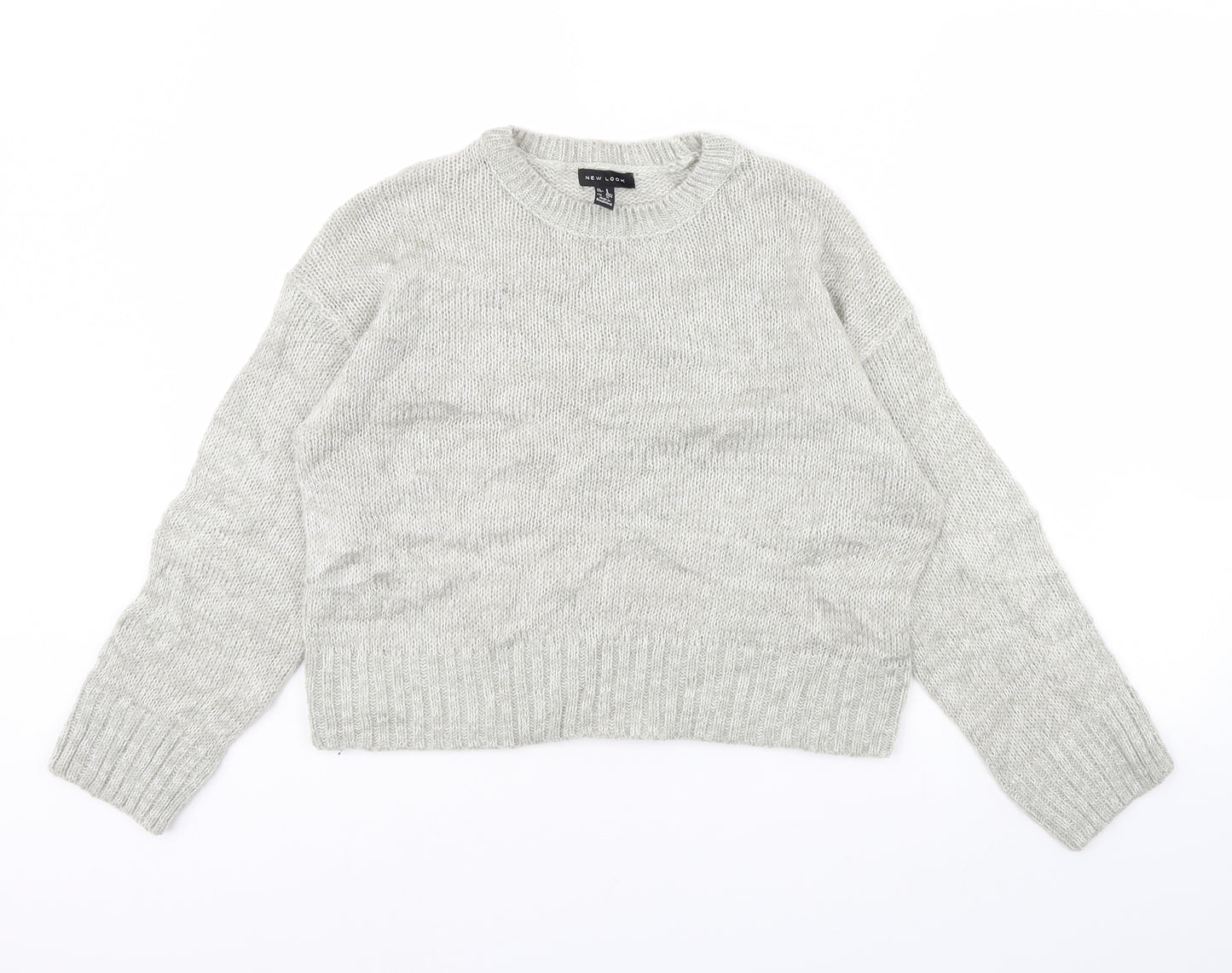 New Look Womens Grey   Pullover Jumper Size S