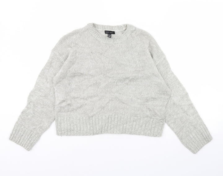 New Look Womens Grey   Pullover Jumper Size S