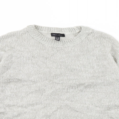 New Look Womens Grey   Pullover Jumper Size S