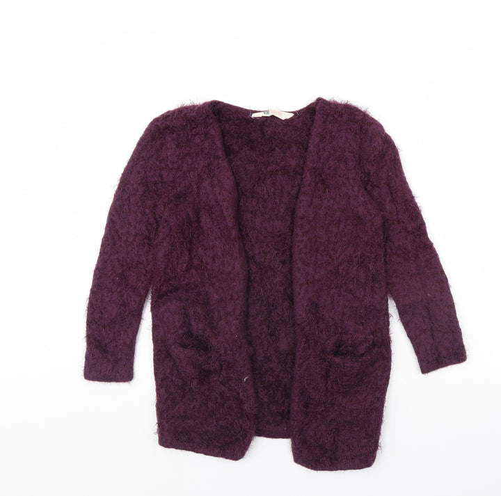 H&M Girls Purple Jacket Size 8 Years