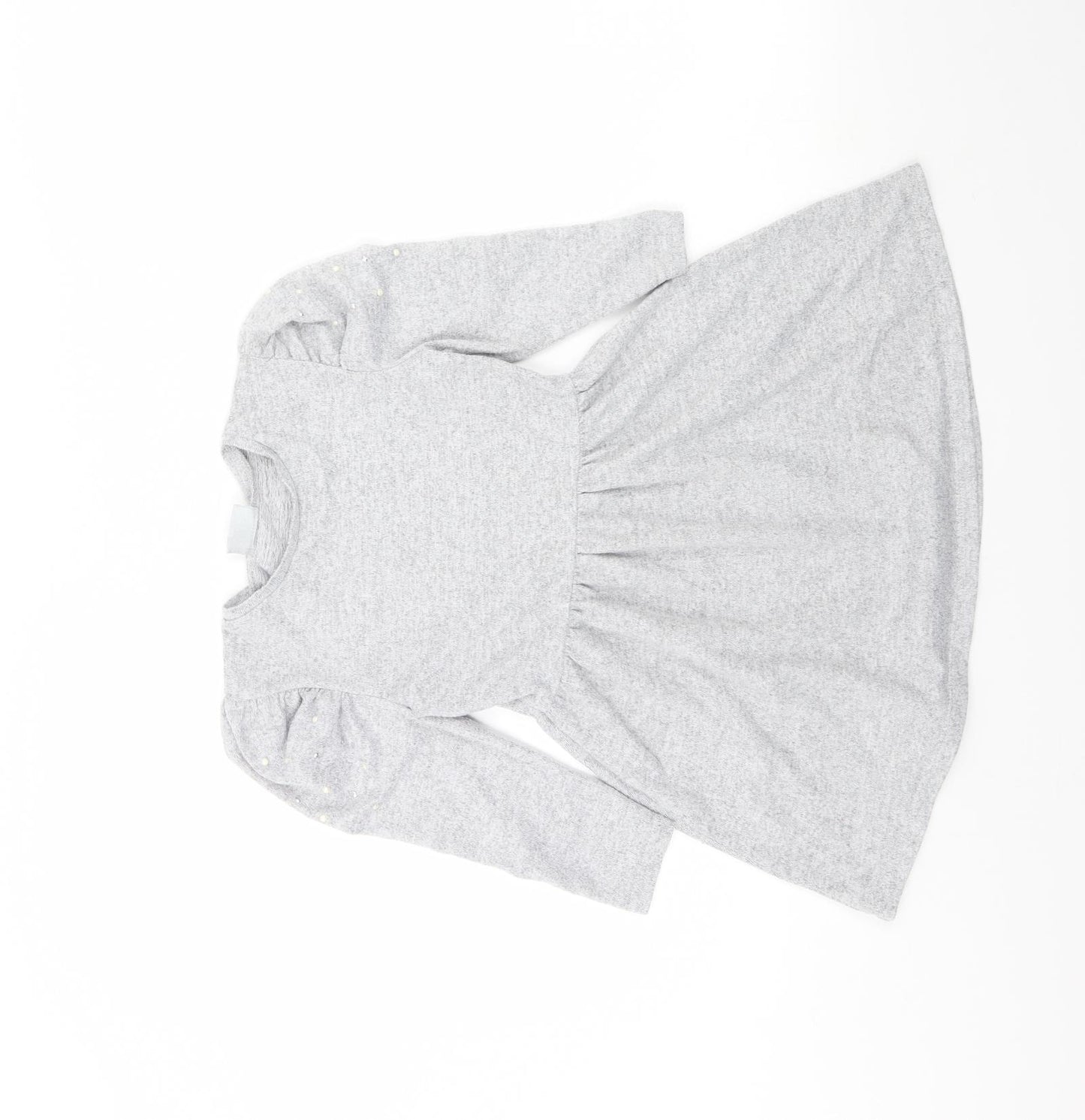 I Love Girls Wear Girls Grey   Fit & Flare  Size 6 Years