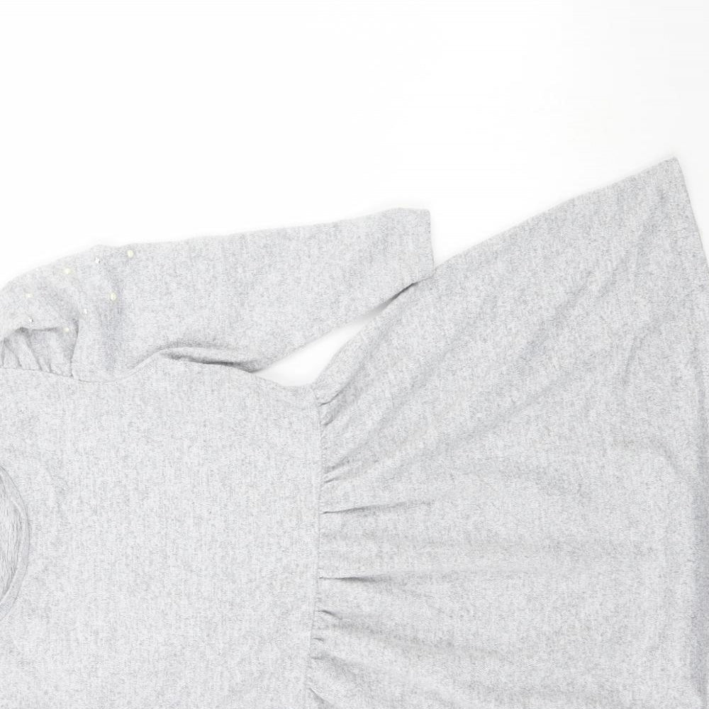 I Love Girls Wear Girls Grey   Fit & Flare  Size 6 Years