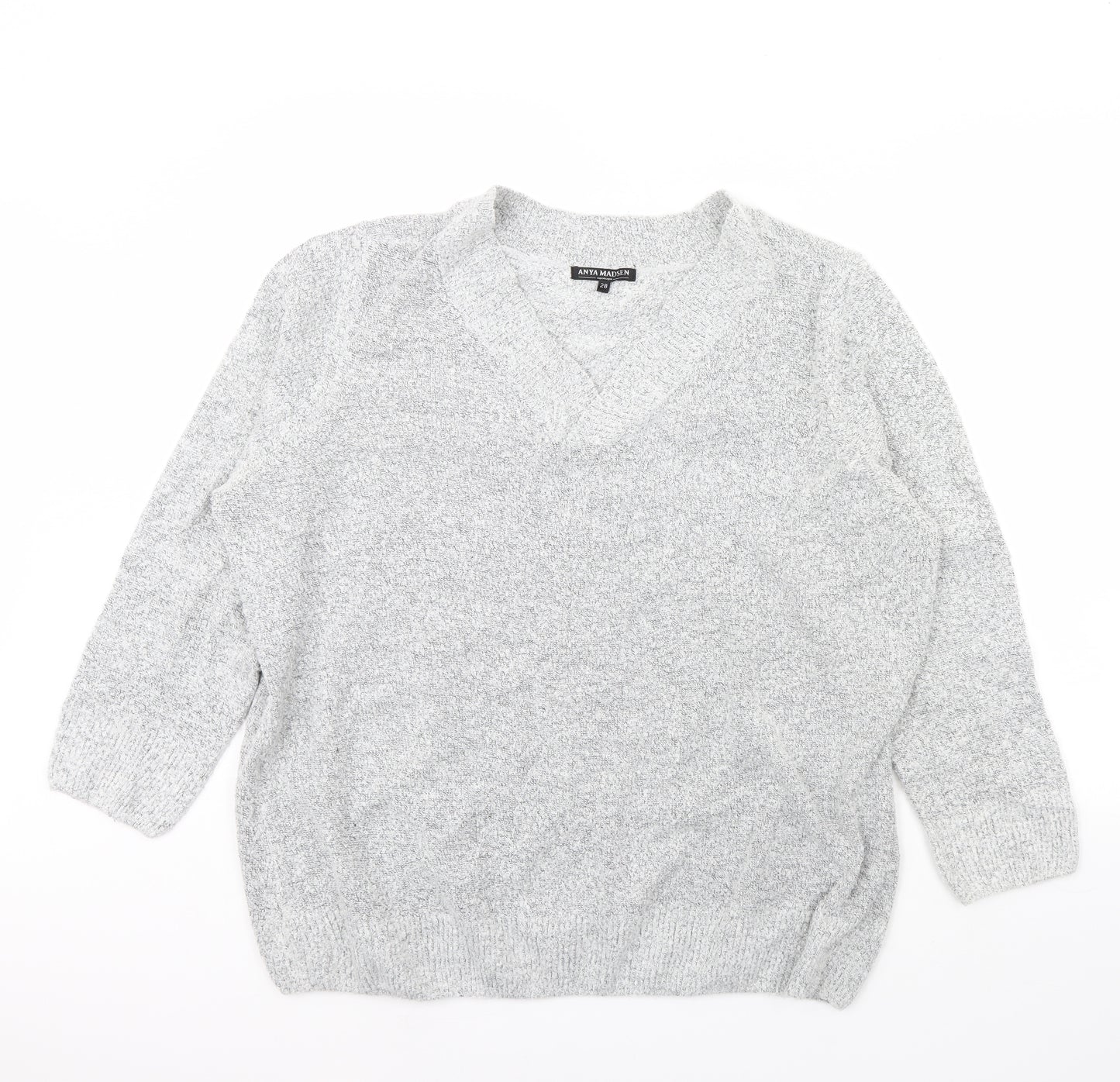 Anya Madsen Womens Grey   Pullover Jumper Size 28