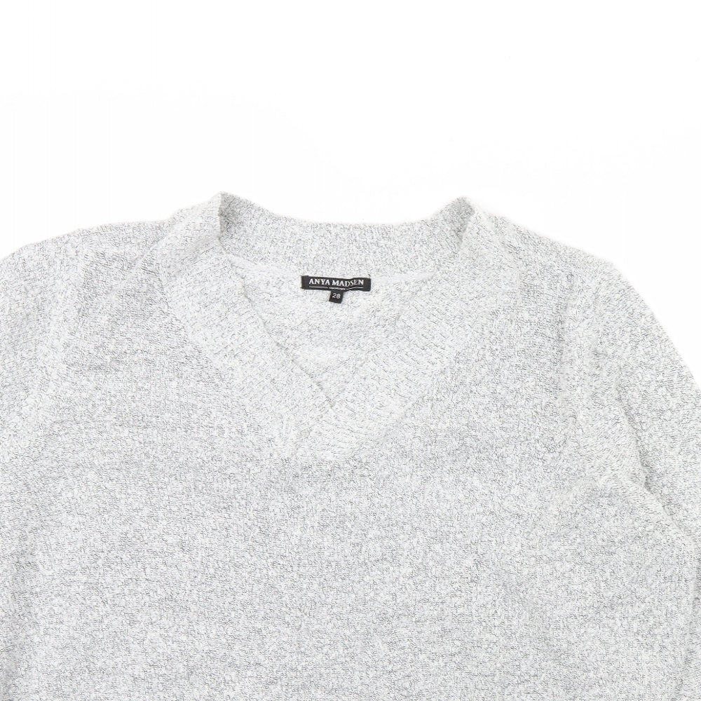 Anya Madsen Womens Grey   Pullover Jumper Size 28