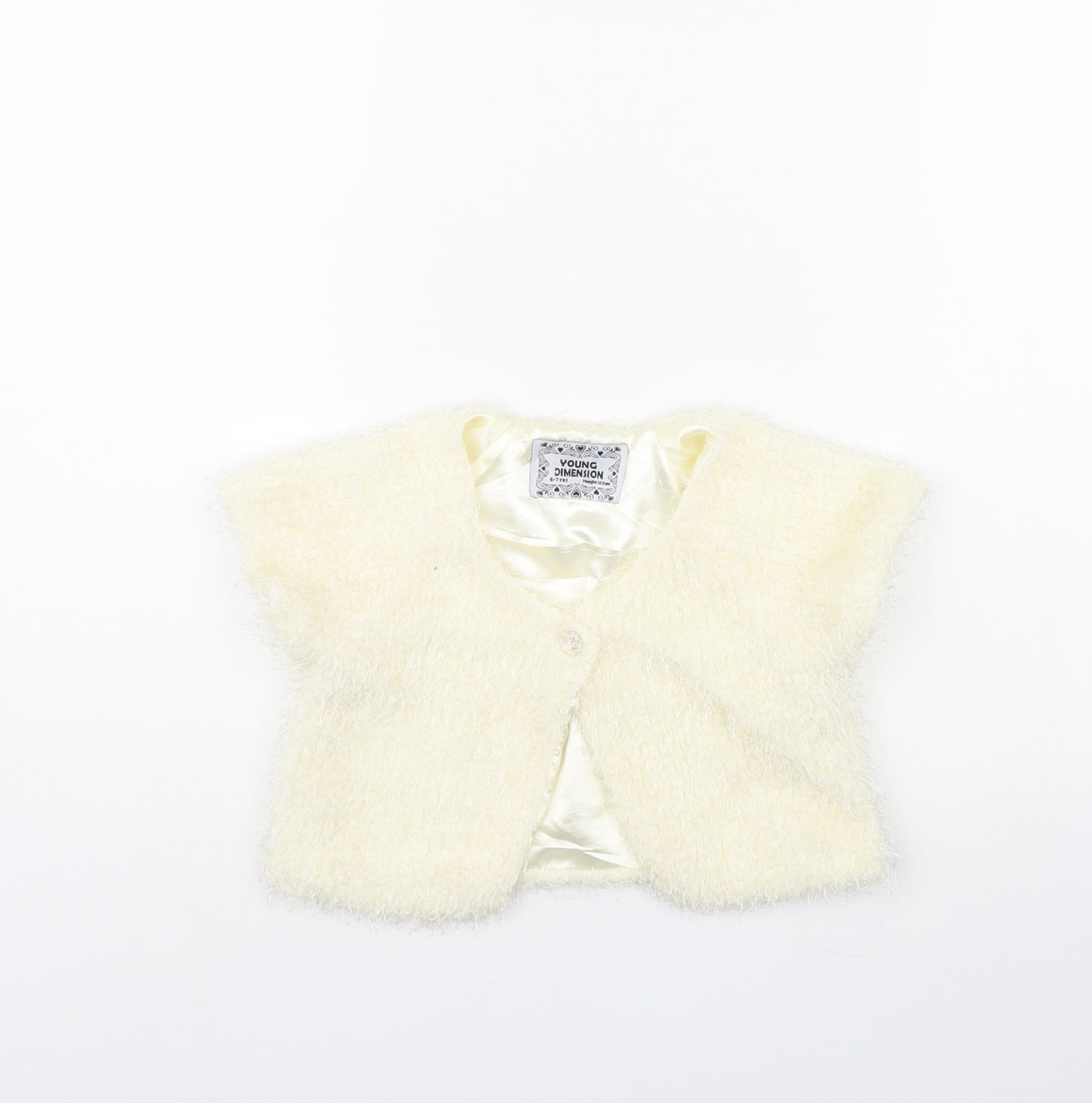 Young Dimension Girls Ivory   Jacket  Size 6 Years