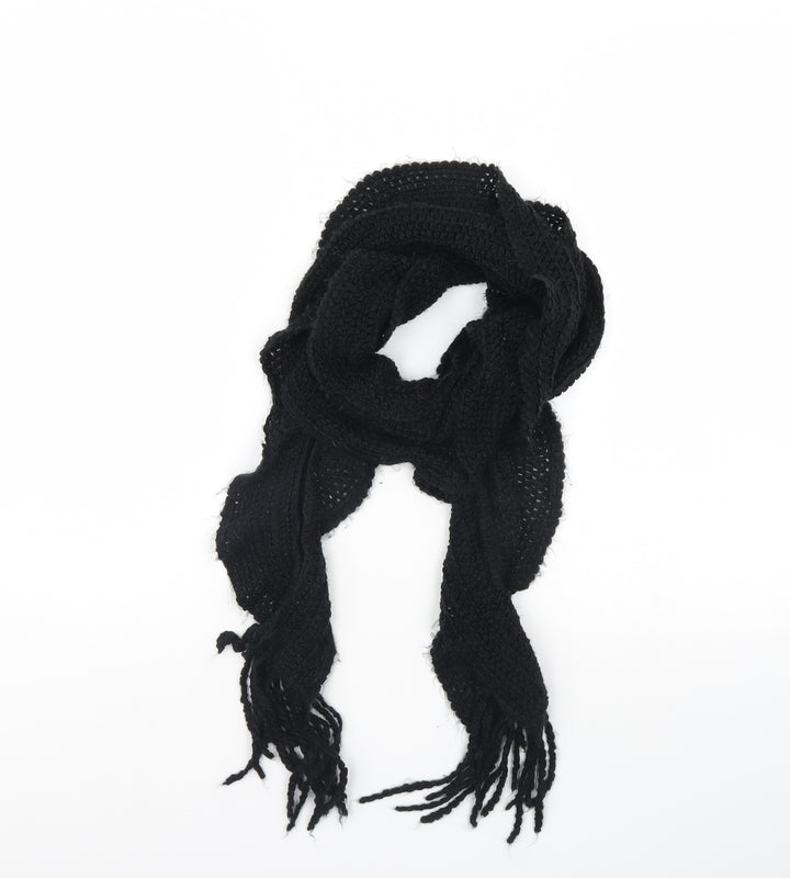 Preworn Womens Black Scarf