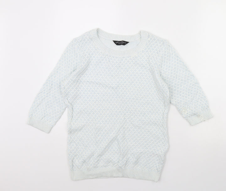 Dorothy Perkins Womens Blue   Pullover Jumper Size 10