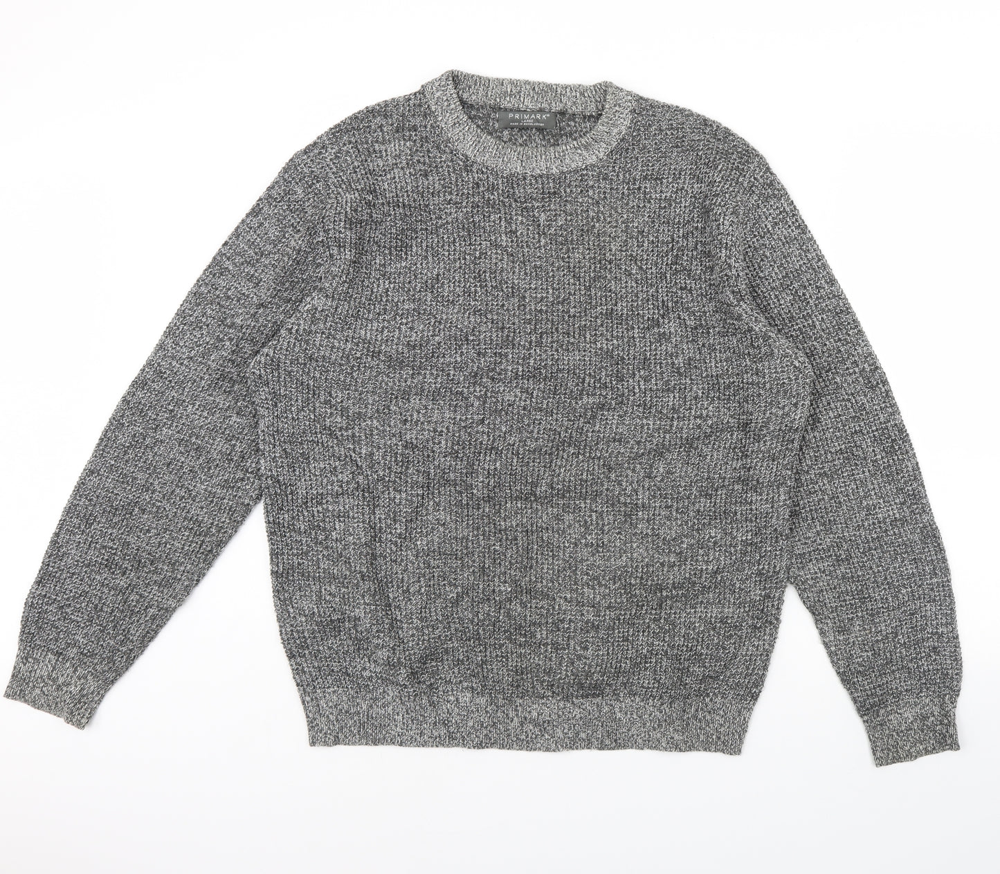 Primark Mens Grey   Pullover Jumper Size L